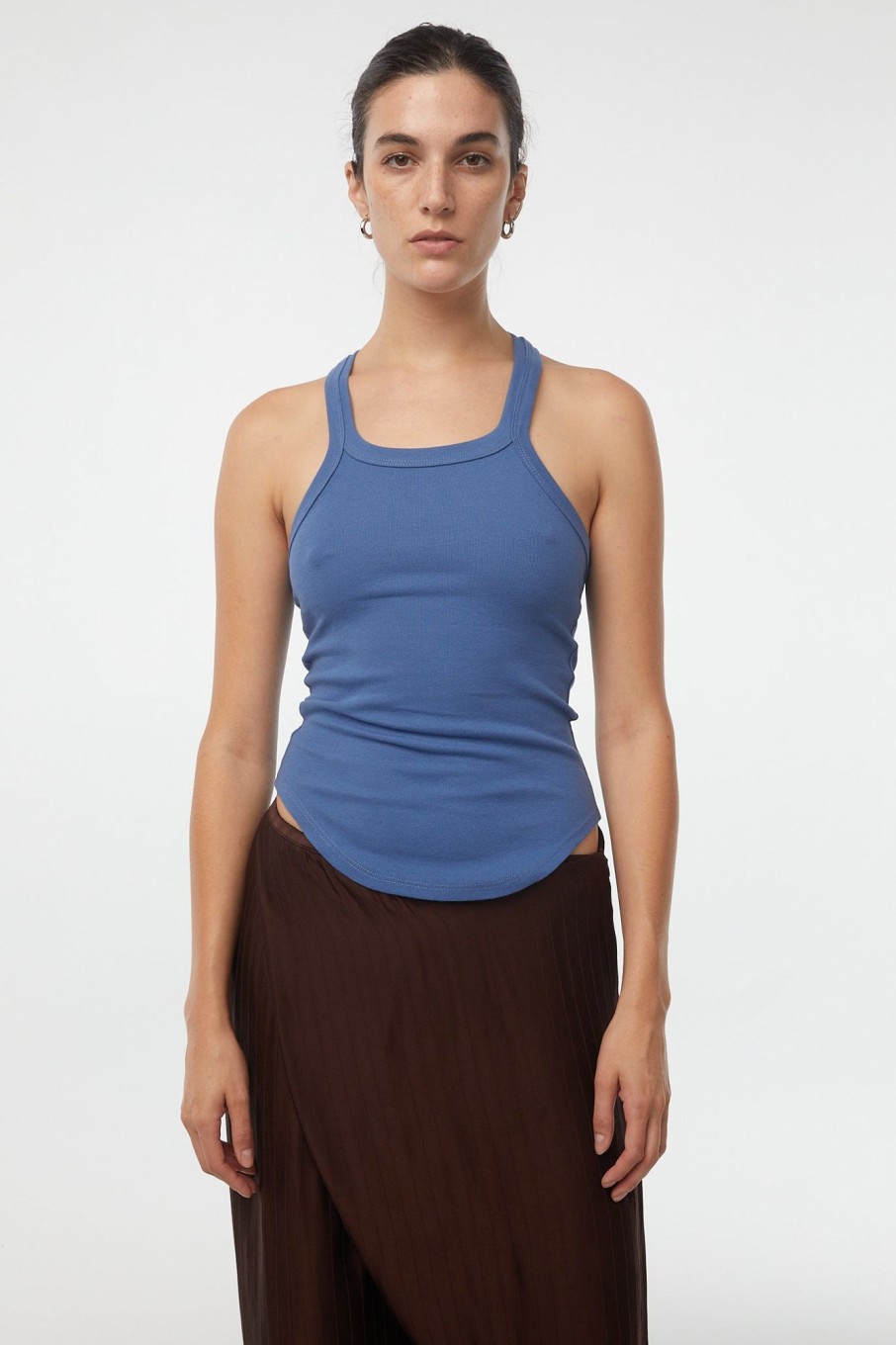 Tops The Line by K | Bruna Tank Top French Blue