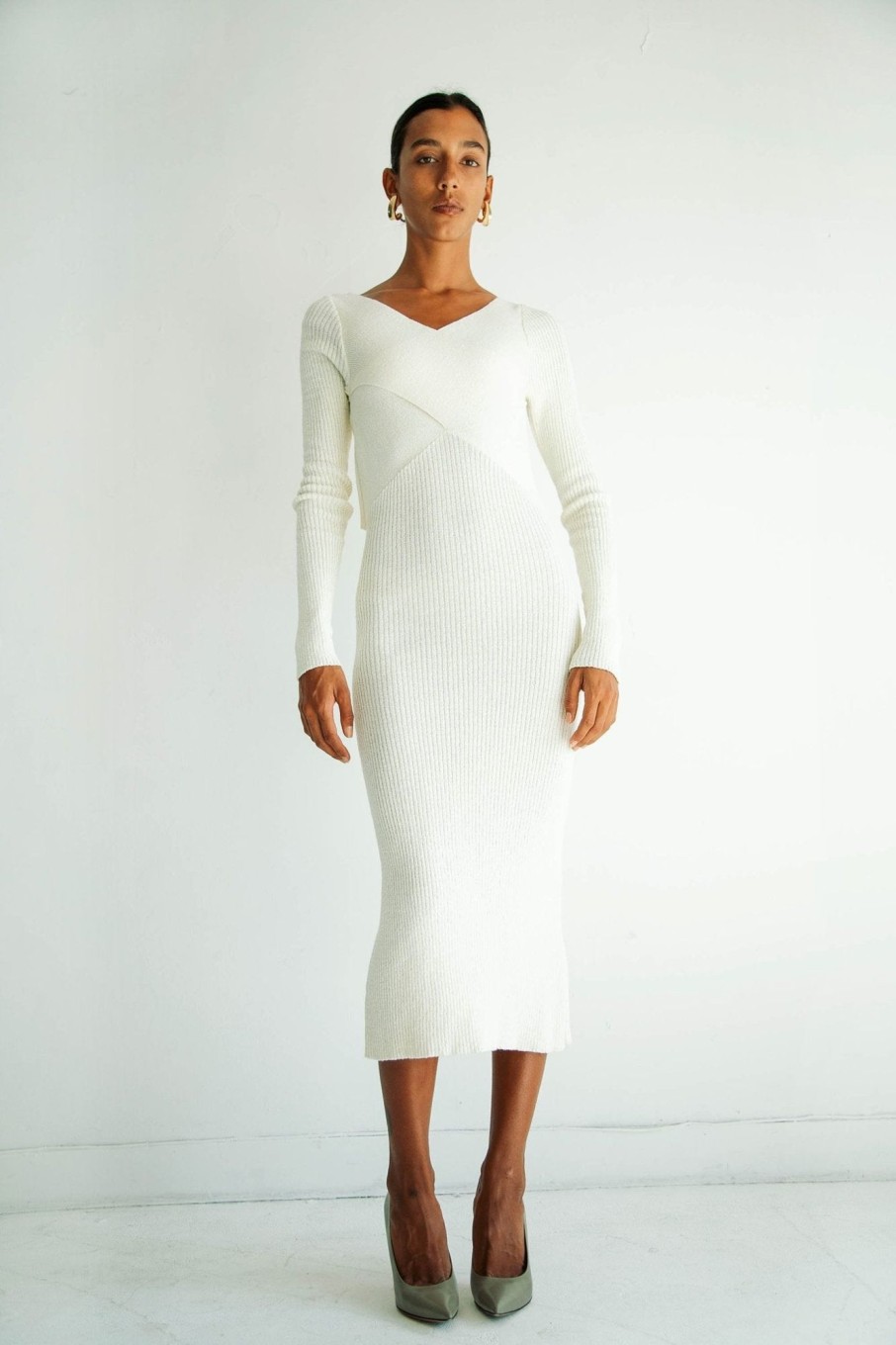 Dresses The Line by K | Kane Dress Ivory