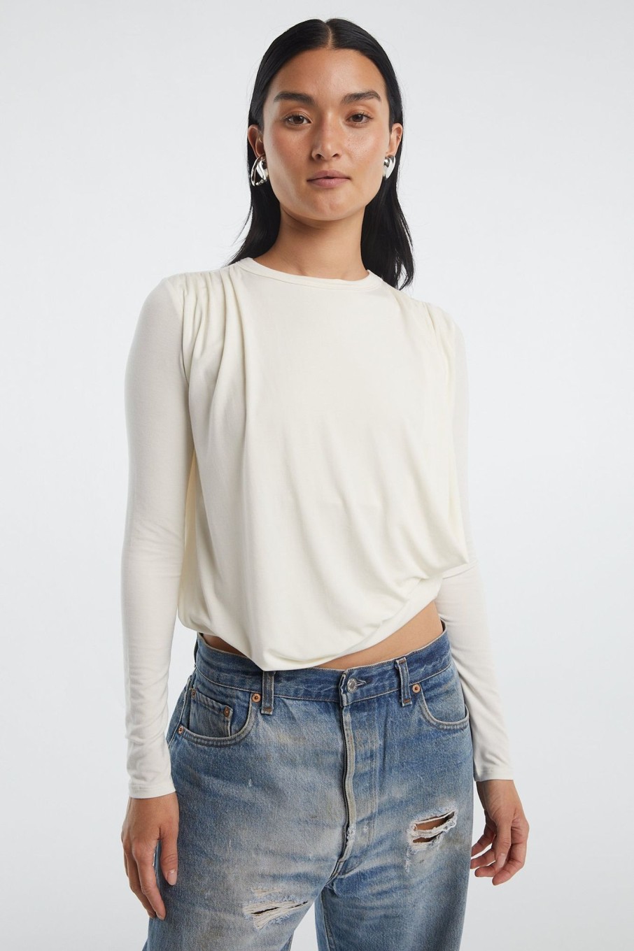 Tops The Line by K | Ophelia Top Vanilla