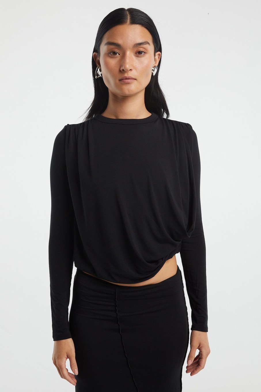 Tops The Line by K | Ophelia Top Black