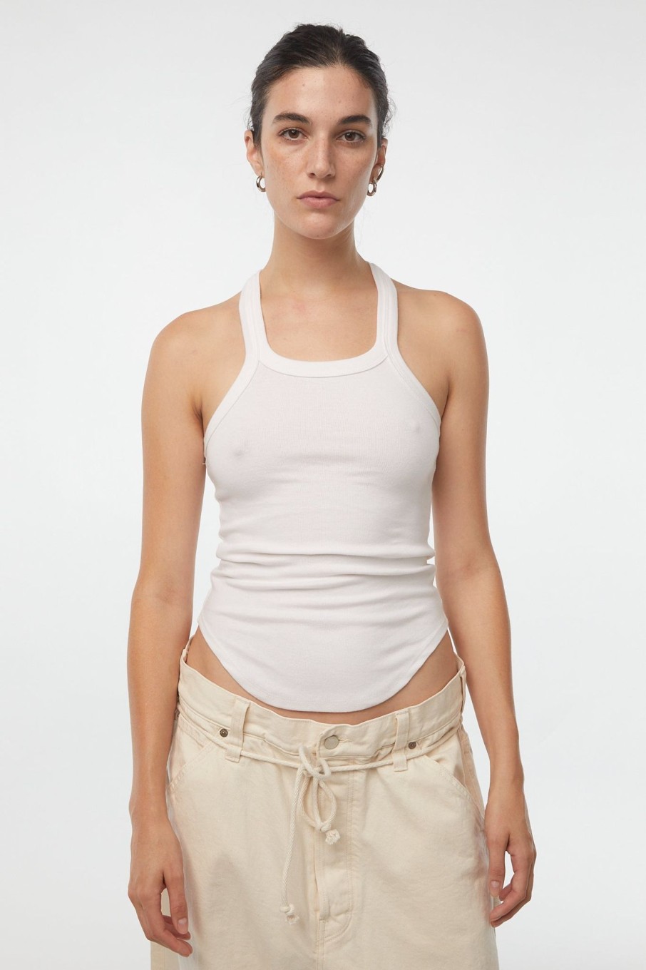 Tops The Line by K | Bruna Tank Top White