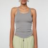 Tops The Line by K | Sophie Tank Top Slate Grey