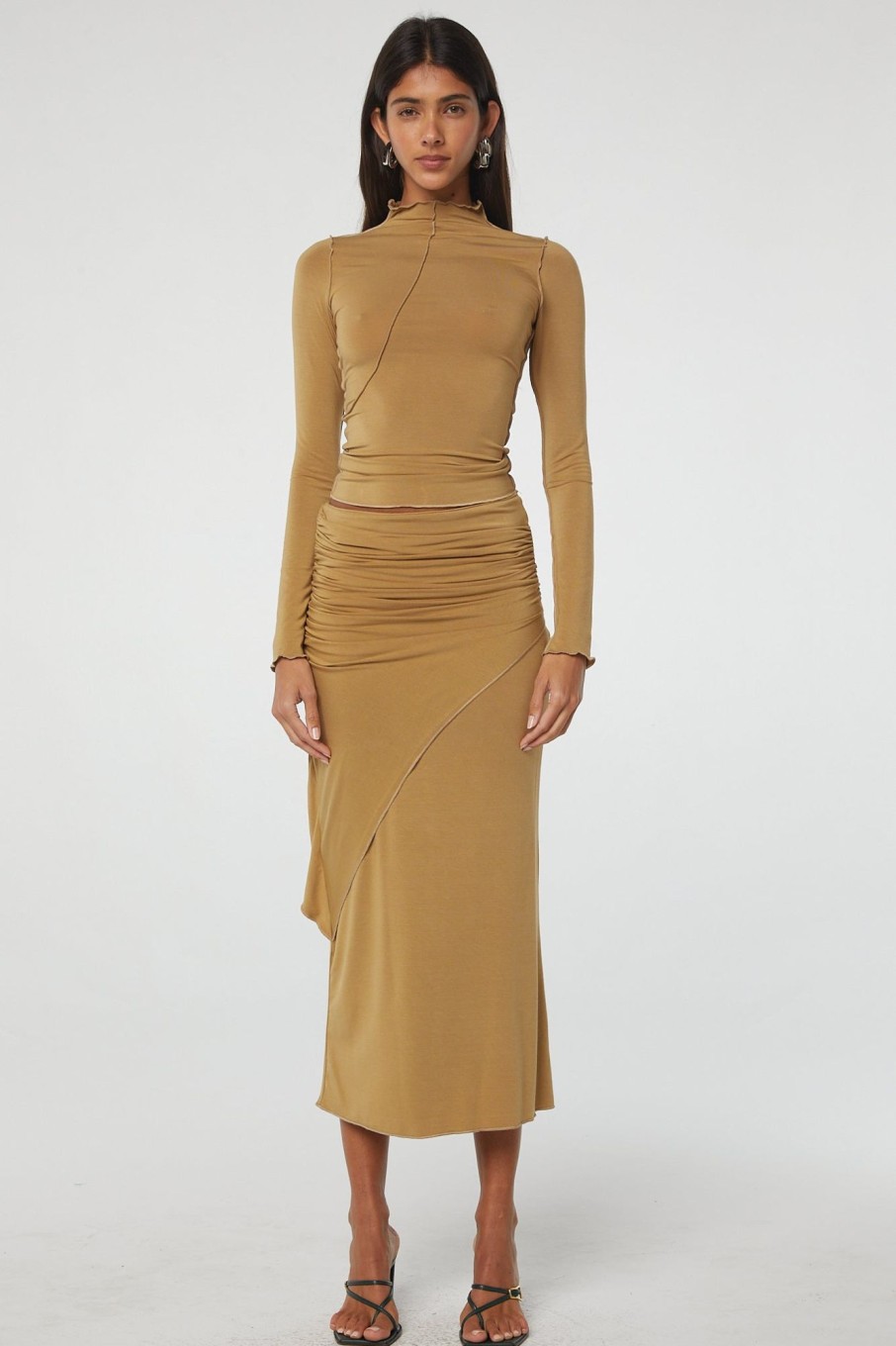 Bottoms The Line by K | Anita Skirt Camel