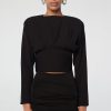 Tops The Line by K | Femi Top Black