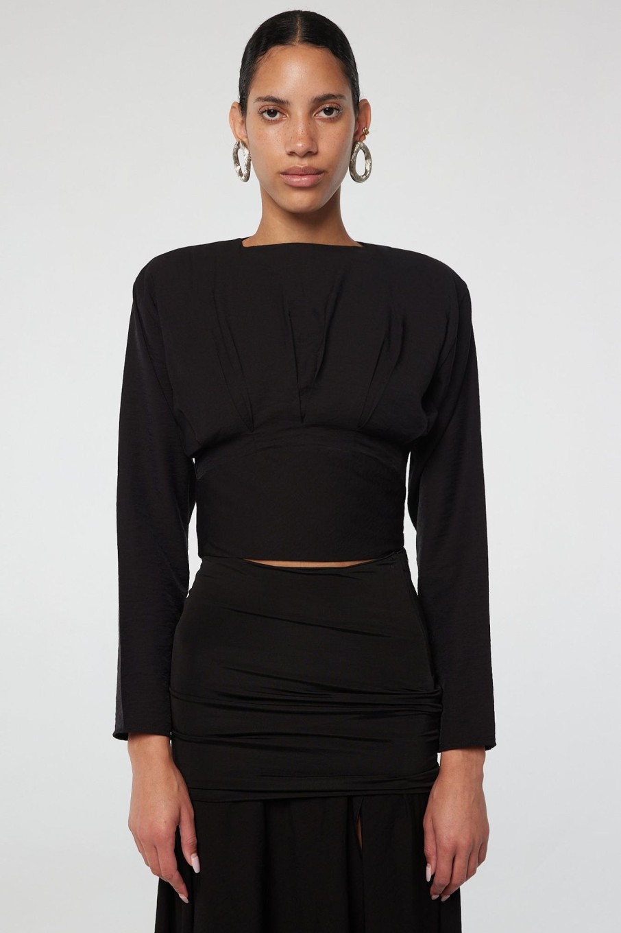 Tops The Line by K | Femi Top Black