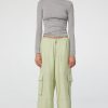 Bottoms The Line by K | Archie Cargo Pant Pale Green