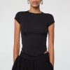 Tops The Line by K | Lavi T-Shirt Black