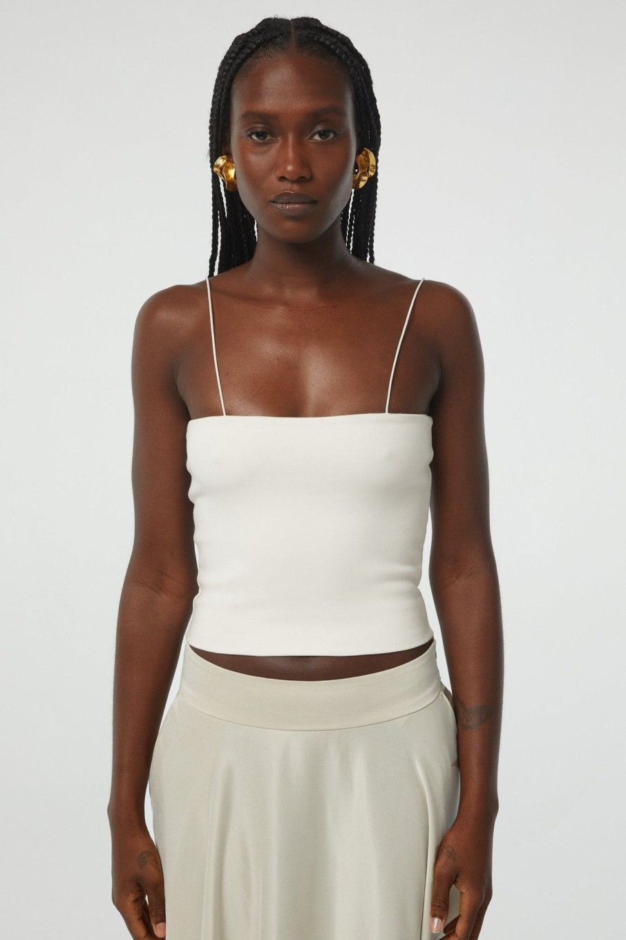 Tops The Line by K | Delfina Top White