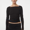 Tops The Line by K | Becks Long Sleeve Top Black