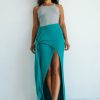 Bottoms The Line by K | Celia Skirt Marine Green