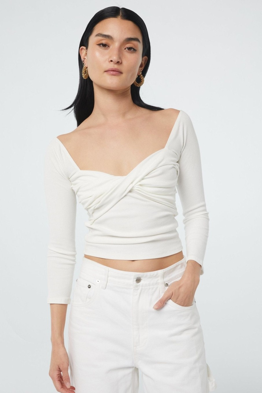 Tops The Line by K | Stevie Top White