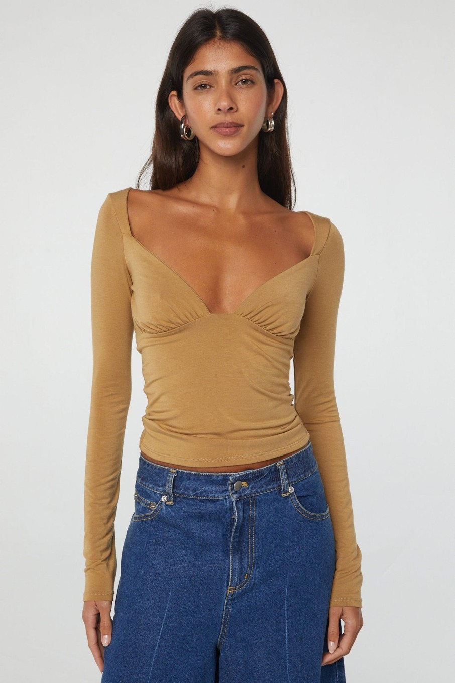 Tops The Line by K | Oisin Top Camel