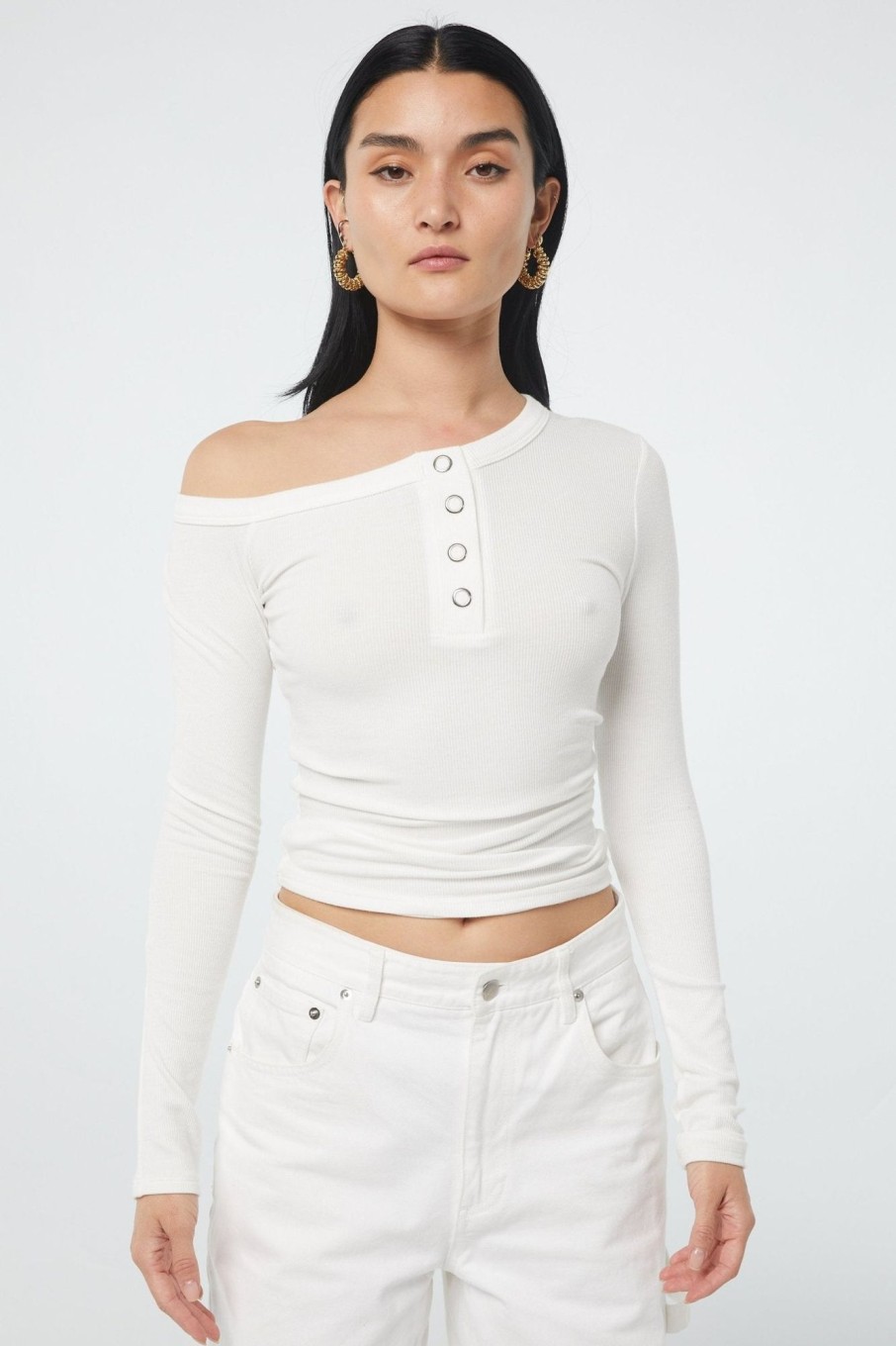 Tops The Line by K | Harley Top White