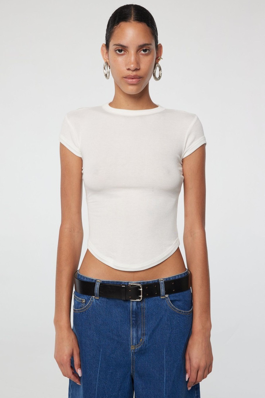 Tops The Line by K | Lavi T-Shirt White