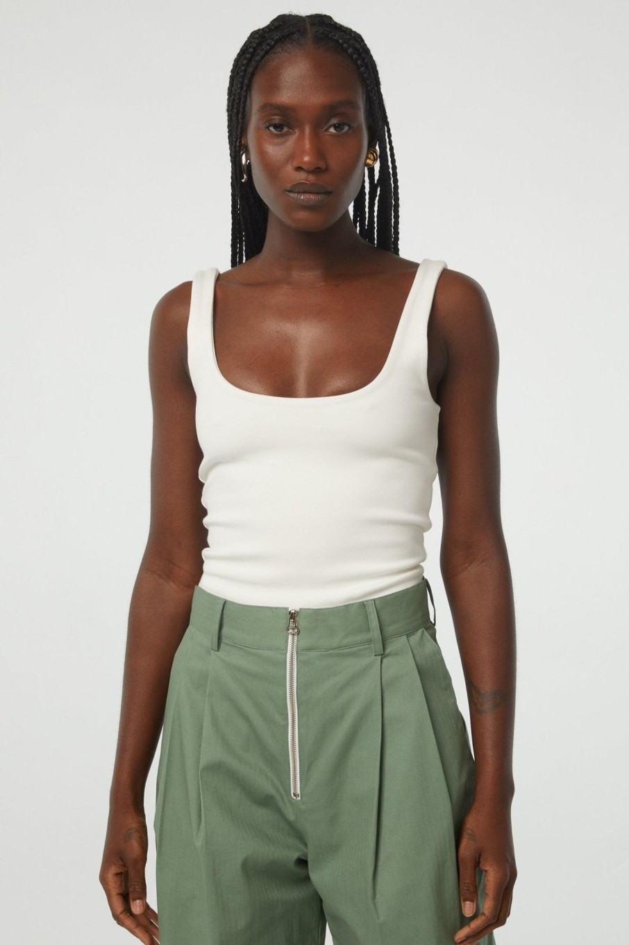 Tops The Line by K | Quim Top White