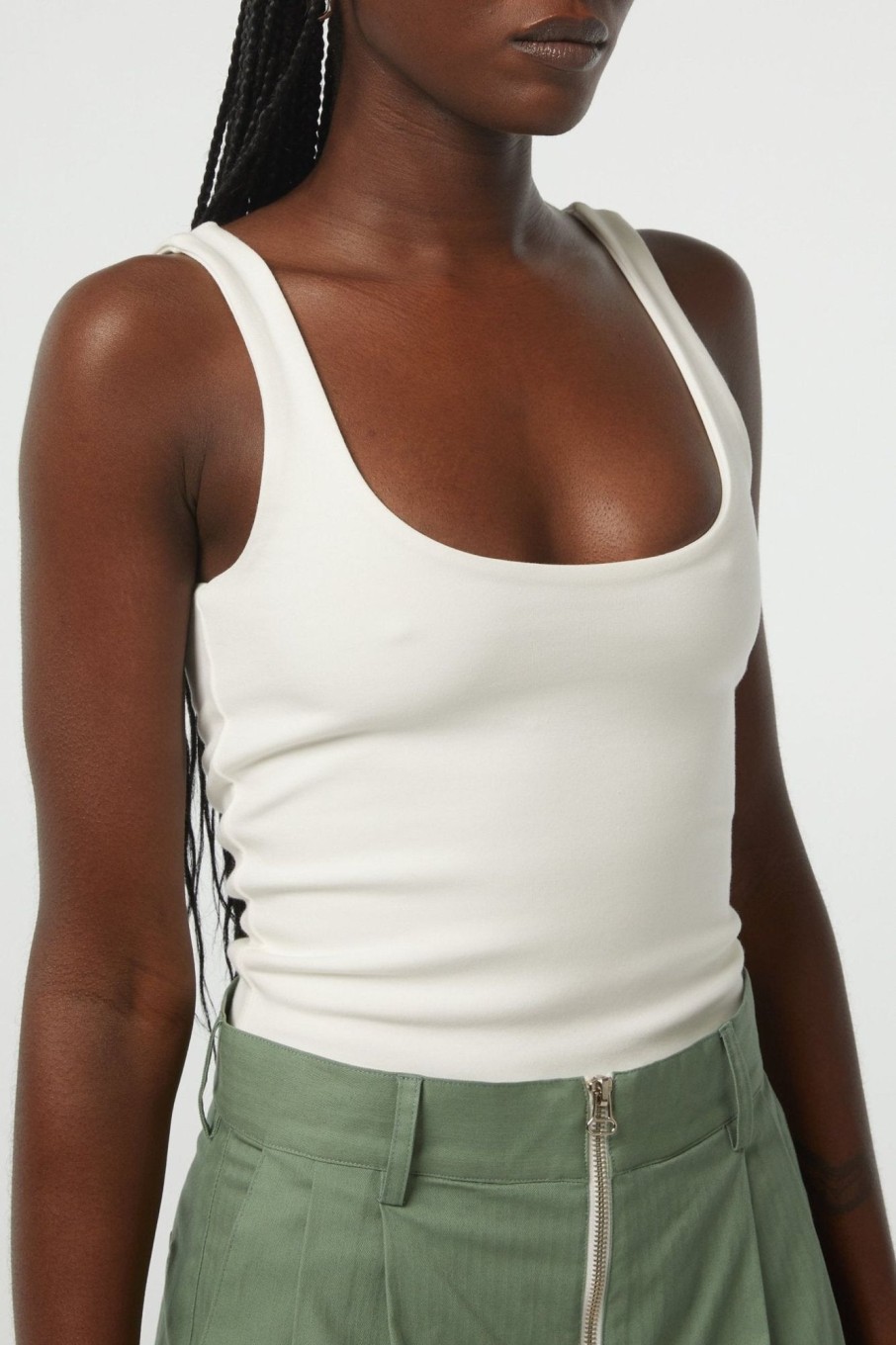 Tops The Line by K | Quim Top White