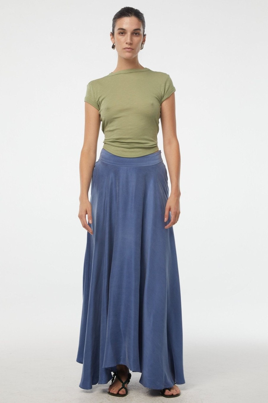 Bottoms The Line by K | Hadlee Skirt French Blue