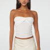 Tops The Line by K | Izzy Tube Top White