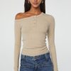 Tops The Line by K | Harley Top Beige Melange