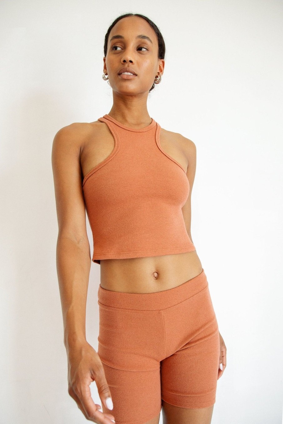 Tops The Line by K | Tatum Tank Top Mars Orange