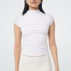 Tops The Line by K | Reese Mock Neck Top White