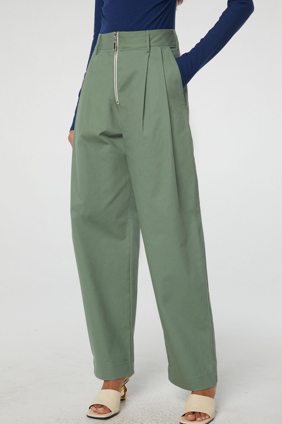 Bottoms The Line by K | Otto Pant Desert Green