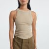 Tops The Line by K | Ximeno Tank Top Beige Melange