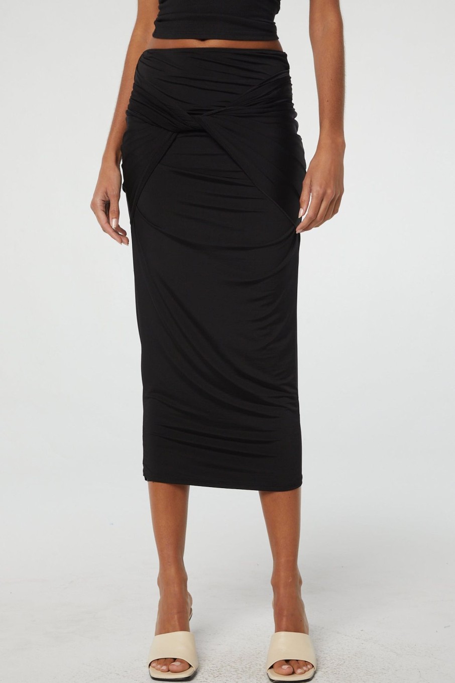 Bottoms The Line by K | Janae Skirt Black