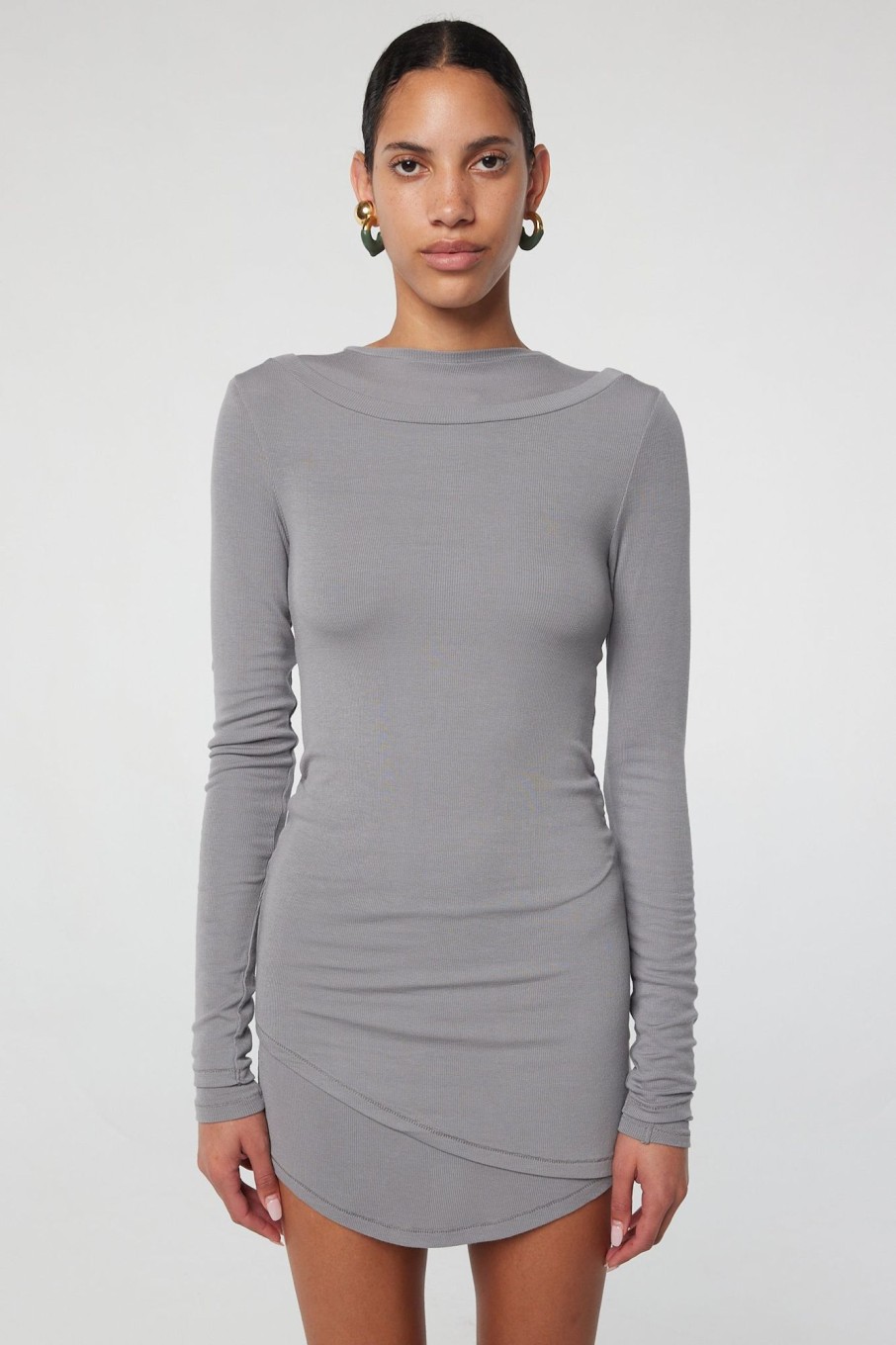 Dresses The Line by K | Maeve Dress Slate Grey