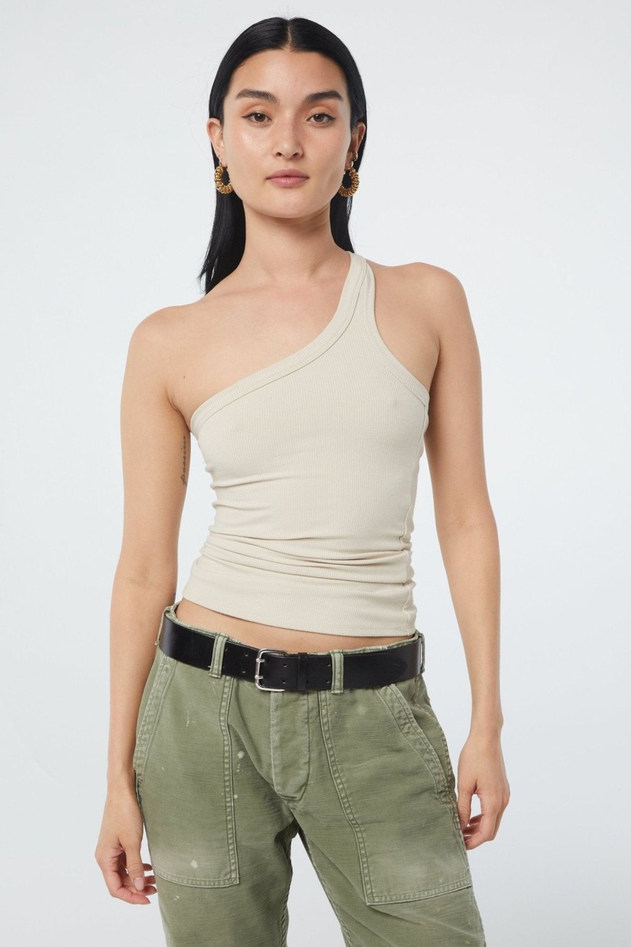 Tops The Line by K | Driss Tank Top Oat