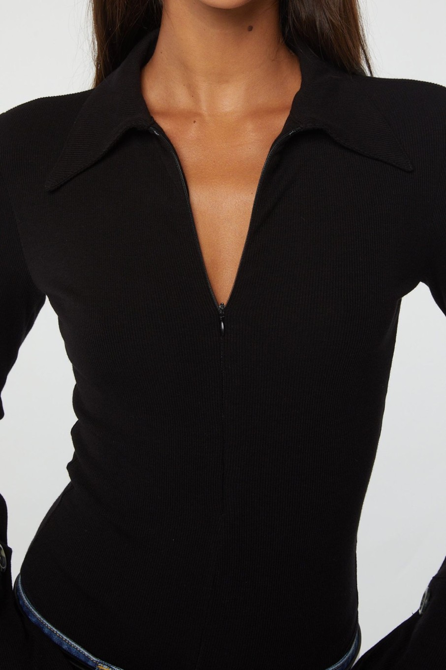 Bodysuits & Jumpsuits The Line by K | Kili Bodysuit Black