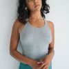 Tops The Line by K | Sophie Tank Top Heather Grey