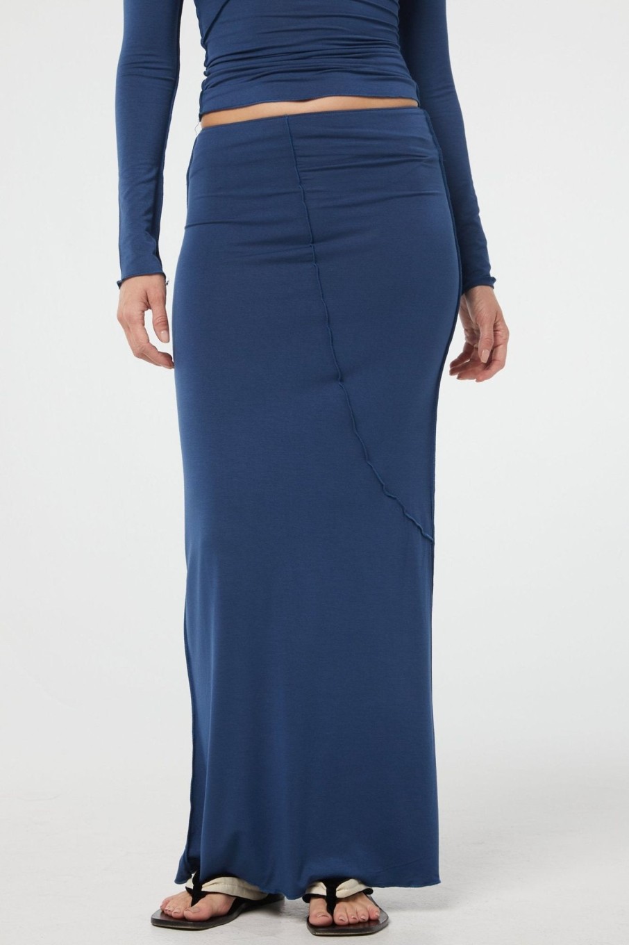 Bottoms The Line by K | Vana Skirt Navy