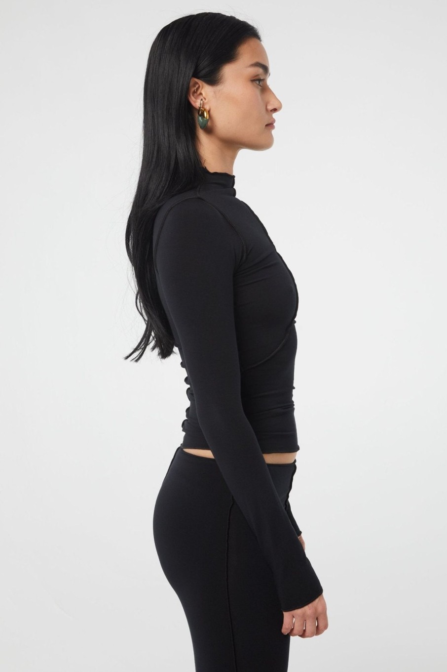 Tops The Line by K | Zane Top Black