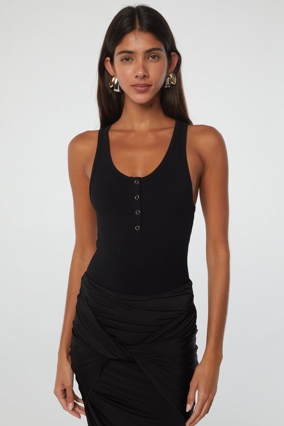 Bodysuits & Jumpsuits The Line by K | Adrienne Bodysuit Black