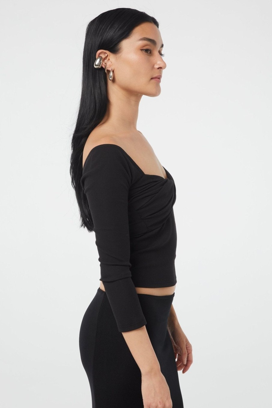 Tops The Line by K | Stevie Top Black