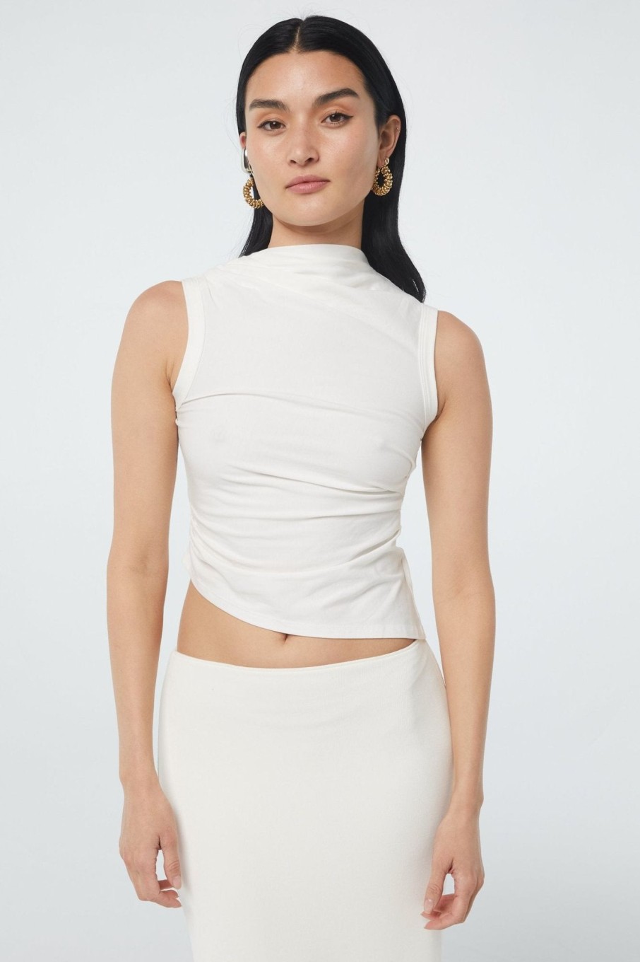 Tops The Line by K | Selma Tank Top White