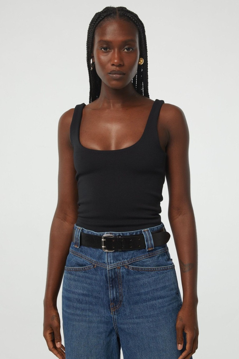 Tops The Line by K | Quim Top Black