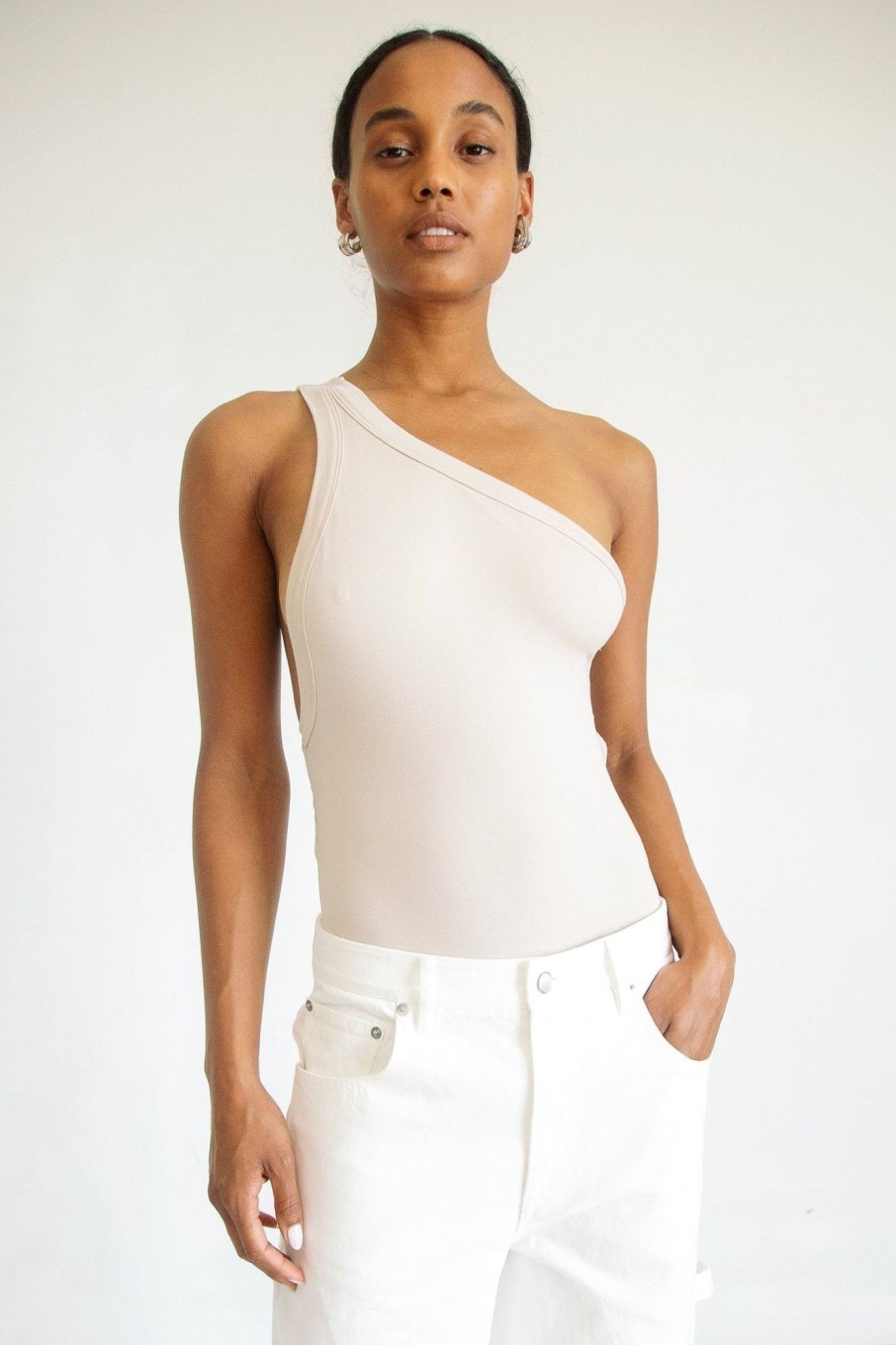 Bodysuits & Jumpsuits The Line by K | Aisling Bodysuit Oat