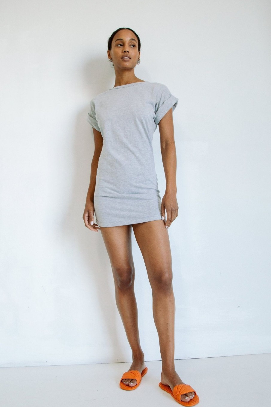 Dresses The Line by K | Loza Dress Heather Grey