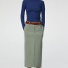 Bottoms The Line by K | Isabeau Skirt Desert Green