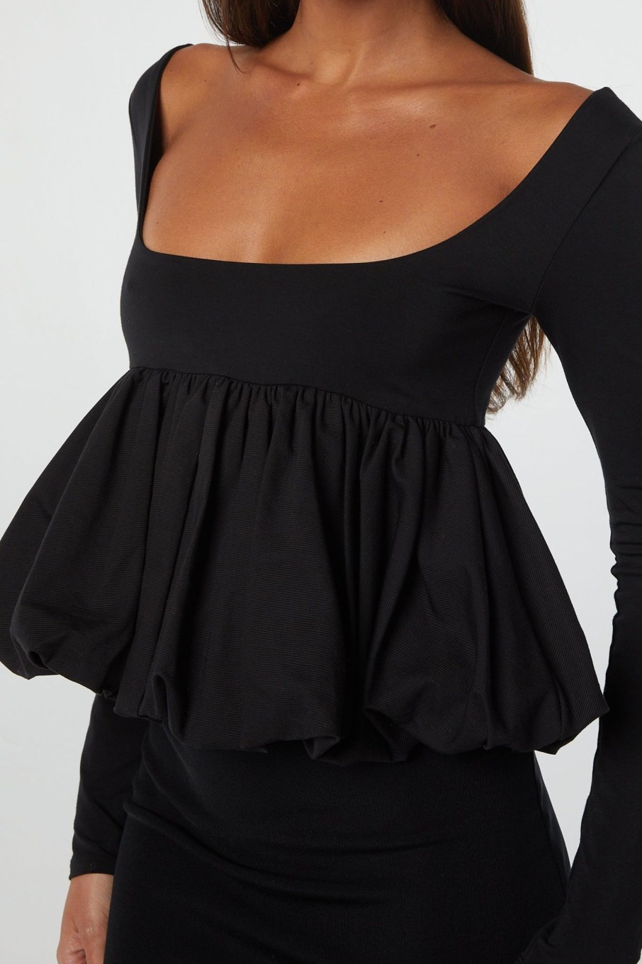 Tops The Line by K | Uwe Bubble Top Black