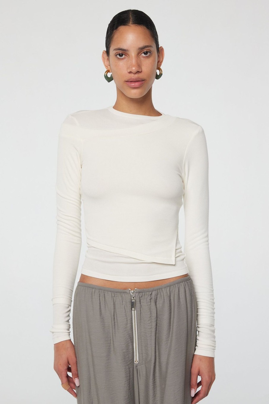 Tops The Line by K | Smythson Top White