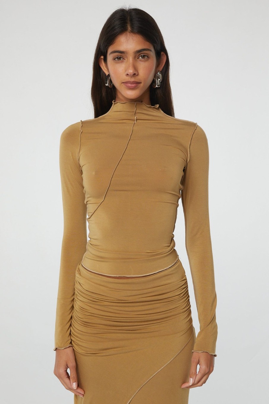 Tops The Line by K | Zane Top Camel