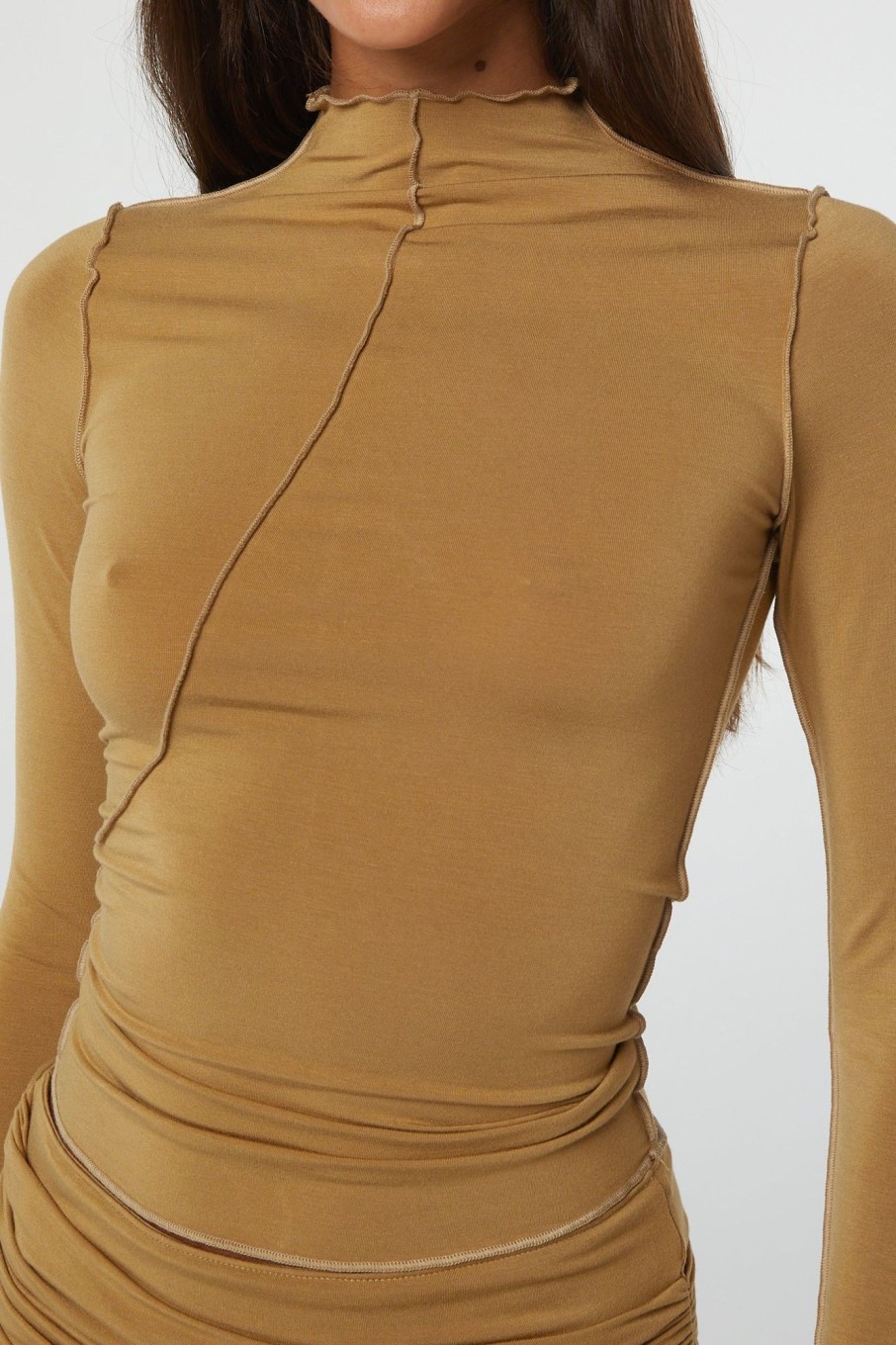 Tops The Line by K | Zane Top Camel