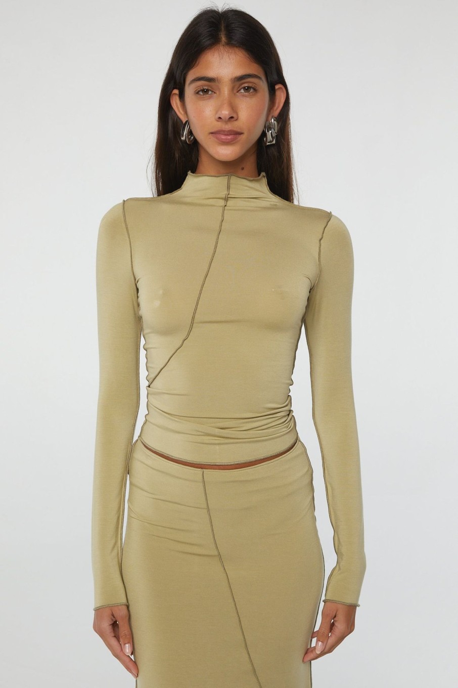 Tops The Line by K | Zane Top Khaki