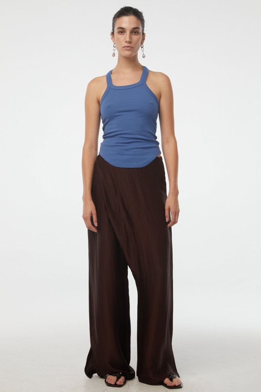 Bottoms The Line by K | Chimon Trouser Chocolate