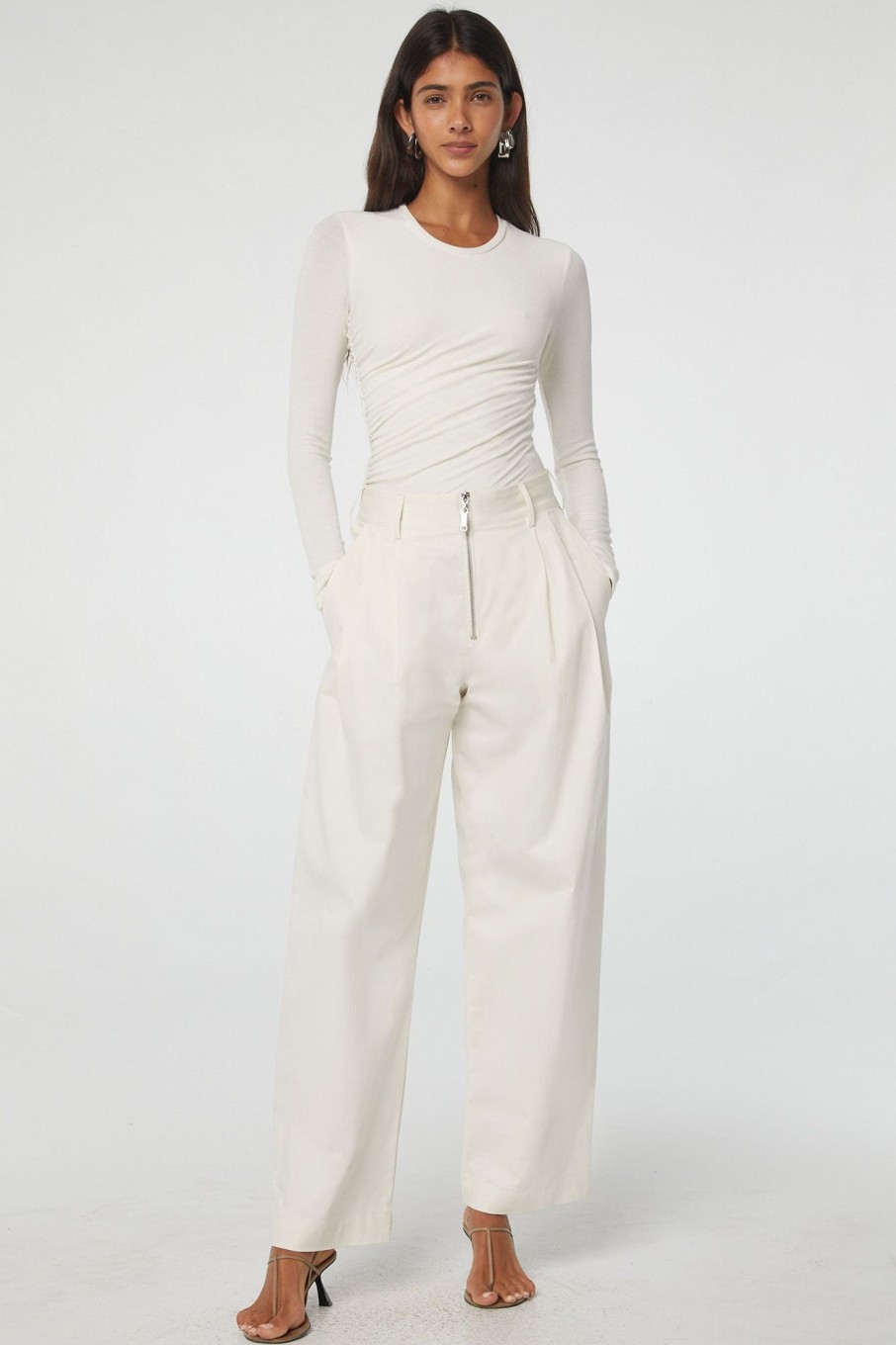 Bottoms The Line by K | Otto Pant White