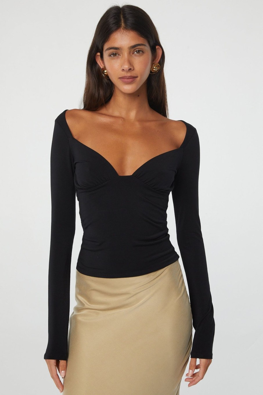 Tops The Line by K | Oisin Top Black