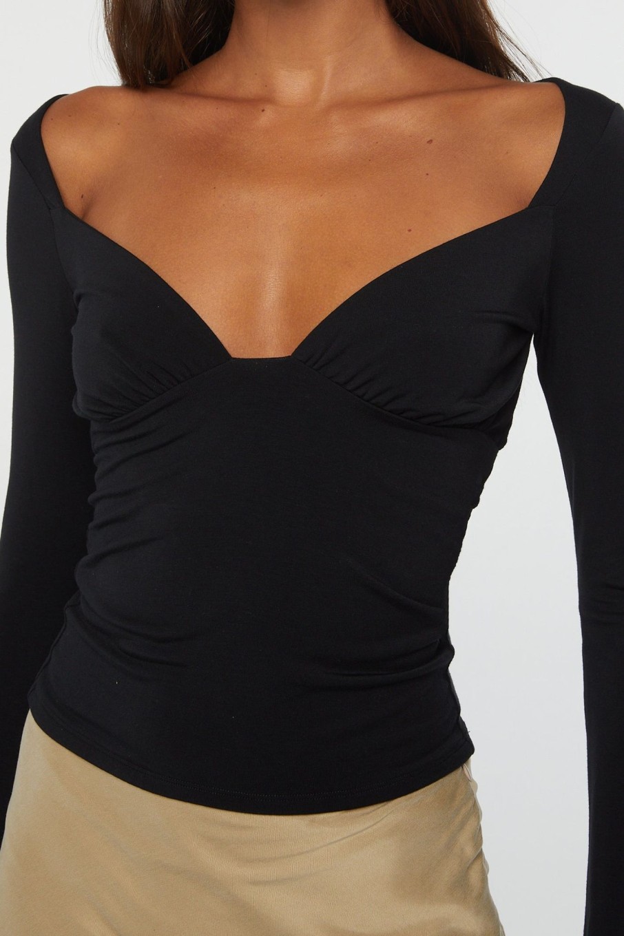 Tops The Line by K | Oisin Top Black